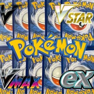 10 Pokémon Cards Bundle